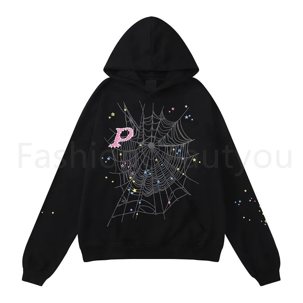 Designer Hoodie Web Mens Hoodie Designer Sweater Men Pullover Sweatshirt Hoodies for Men Hoody Women Hoodies Puff Print Sweatpants Tracksuit Luxury Spider Hoodie