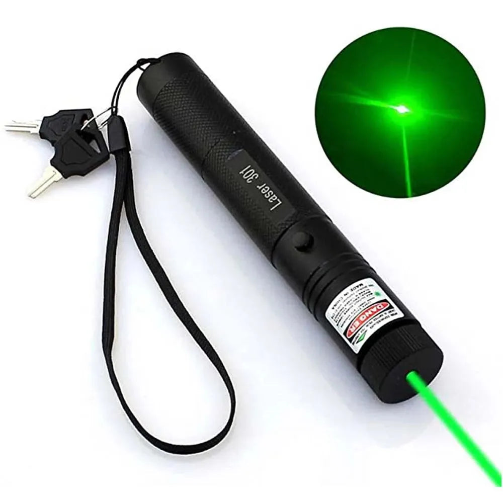 Hunting 532Nm 5Mw Green Laser Pointer Sight 301 Pointers High Powerful Adjustable Focus Red Dot Lazer Torch Pen Projection with No Battery